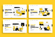 Business Marketing Illustrations set, a Work Illustration by StonePic (Thumbnail 3 of 6)