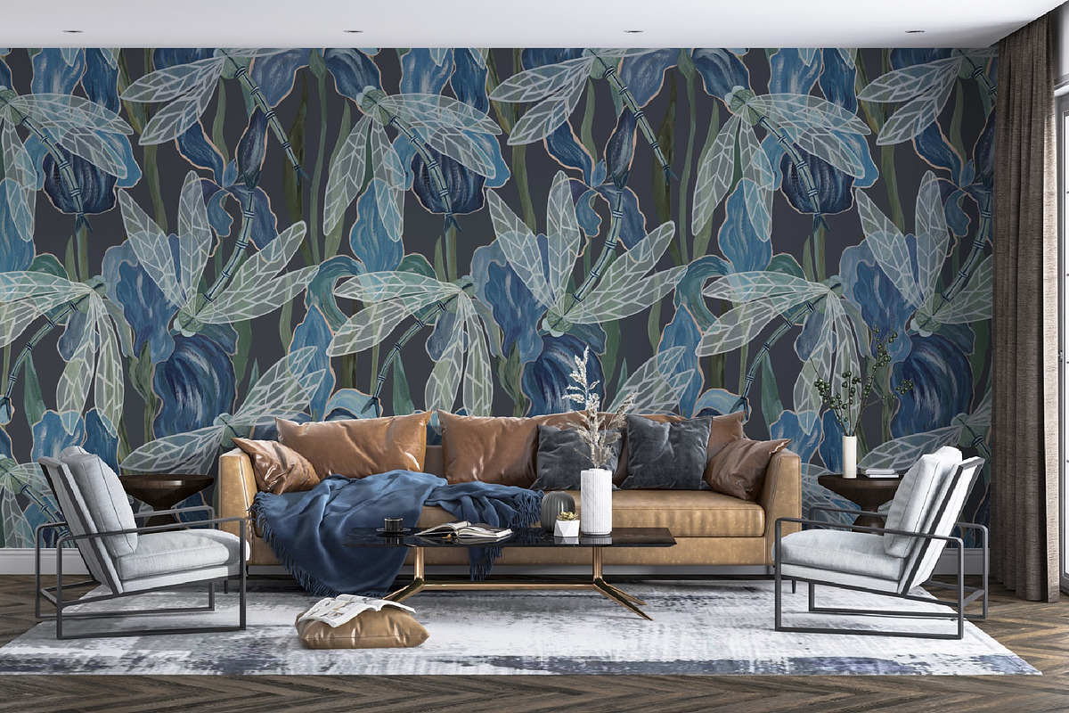 Pattern IRIS, an Illustration by PASHKOVA (Photo 8 of 17)