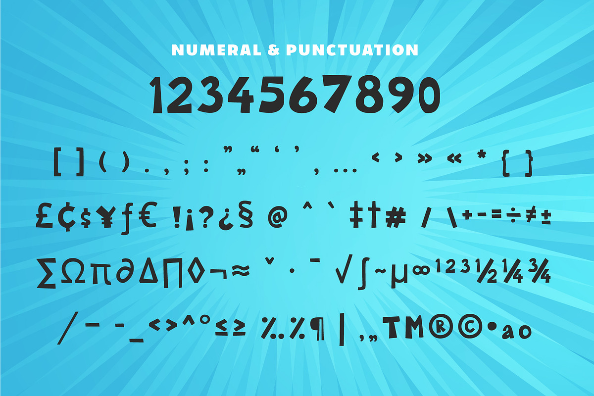 Shaped Corner | Font preview 4