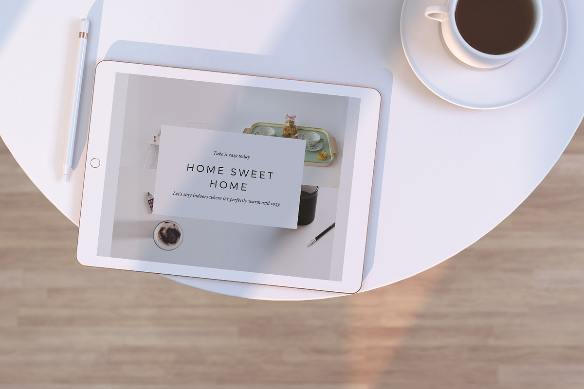 Minimal iPad & Poster Scene Creator, a Product Mockup by StyleMockups (Photo 4 of 9)