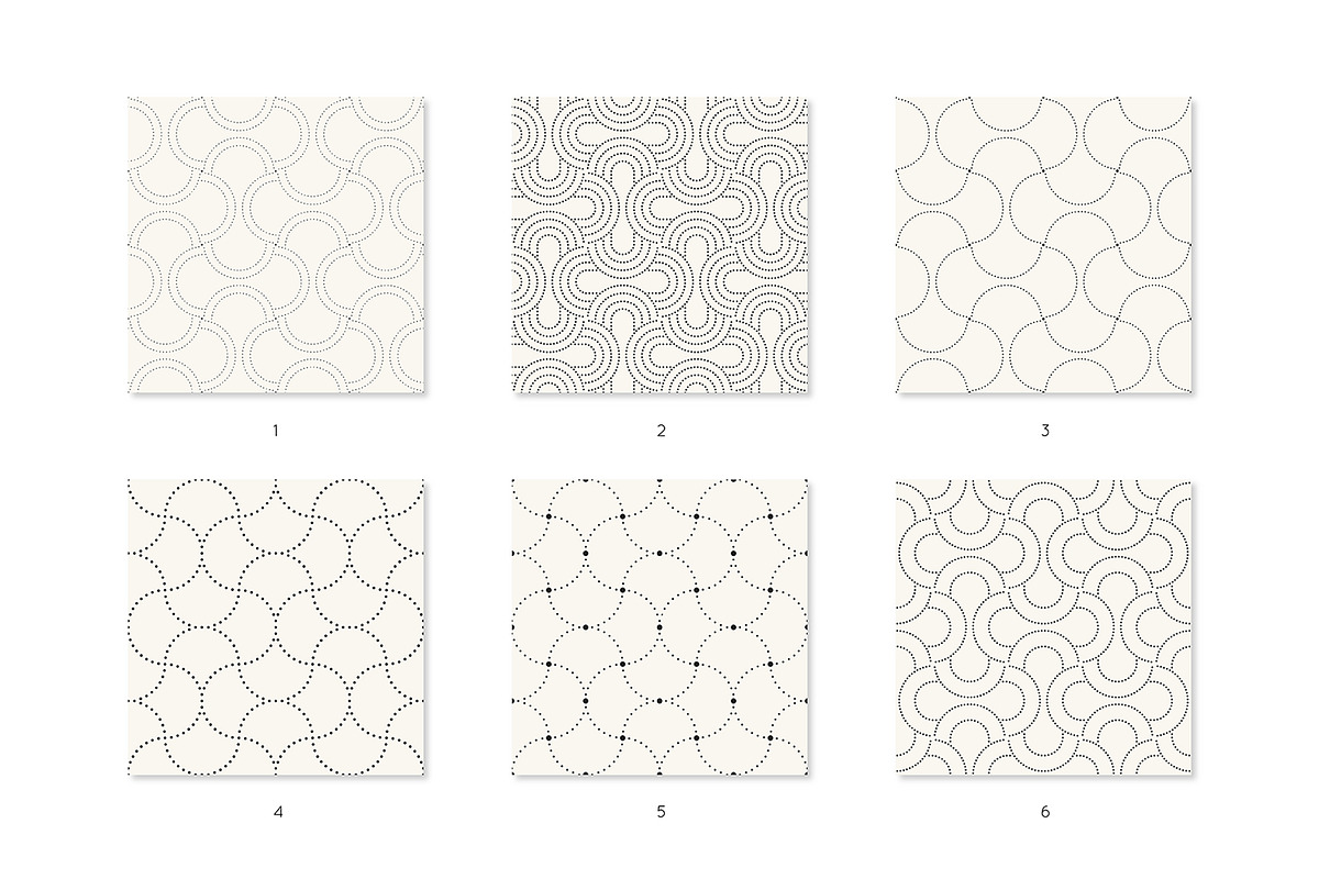 Dotty Seamless Pattern Set, a Pattern Graphic by Curly_Pat (Photo 2 of 5)