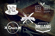 9 Hand Drawn Vintage Logos, a Branding & Logo Template by Ian Barnard (Thumbnail 3 of 5)