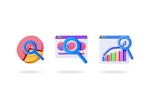Collection of 3d vector, a Finance Illustration by Abscent