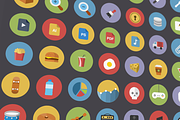 Flatties Vol 2 - flat style icon set, an Icon by Ui Store (Thumbnail 2 of 4)