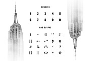 New York 2.0 - Sans Serif Typeface, a Sans Serif Font by AN Productions (Thumbnail 5 of 9)