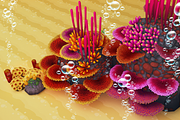 Coral Forest - Seaweed Valley, an Environmental 3D Model by Souchenki (Thumbnail 7 of 16)
