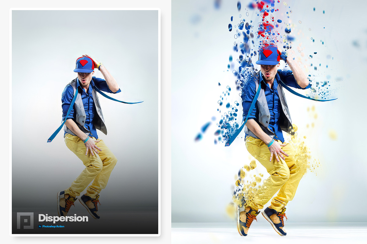 Dispersion Photoshop Action, an Action Add-On by Shovajit (Photo 5 of 8)