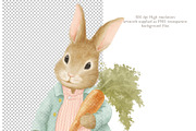 Easter clipart set, an Animal Illustration by AlenaVlasko stock Market (Thumbnail 2 of 6)