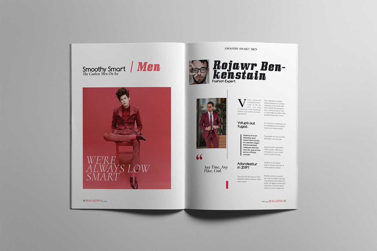 The Best Magazine Layout Design, a Magazine Template by Swayang (Photo 8 of 21)
