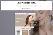 Tanama - Skincare Shopify 2.0 Theme, a Shopify Template by AtelierDuVow (Thumbnail 2 of 10)