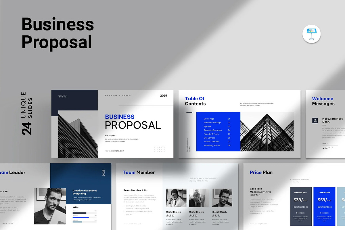 Business Proposal Presentation, a Presentation Template by Fit-tee (Photo 1 of 4)