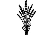 Lavender Flower Silhouette, an Object Graphic by Designer_Momina (Thumbnail 5 of 20)