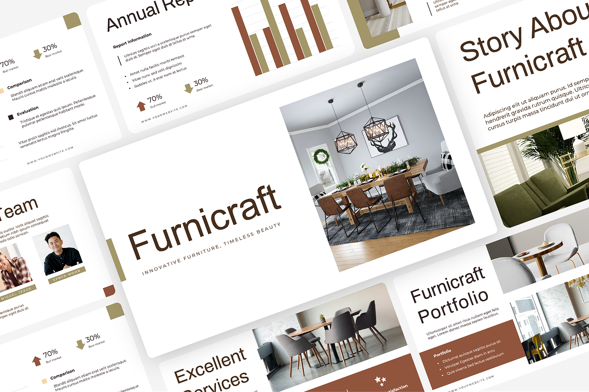 Furniture Keynote Design Template, a Presentation Template by Kren Studio (Photo 8 of 8)