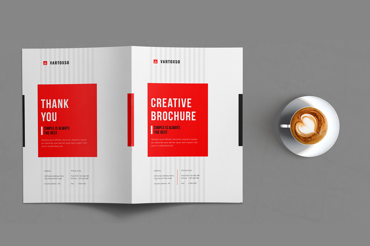 Corporate Brochure Template, a Brochure Template by ContestDesign (Photo 2 of 4)