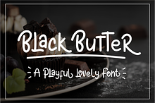 Black Butter - Playful Font