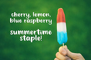 Popsicle, a Sans Serif Font by randomolive (Thumbnail 6 of 6)