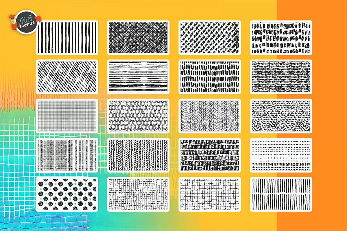 Lazy Lines Procreate Texture Pack, a Brush Add-On by Dimas Rizki Pratama (Photo 3 of 8)