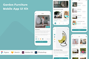 Garden Furniture Mobile App UI Kit