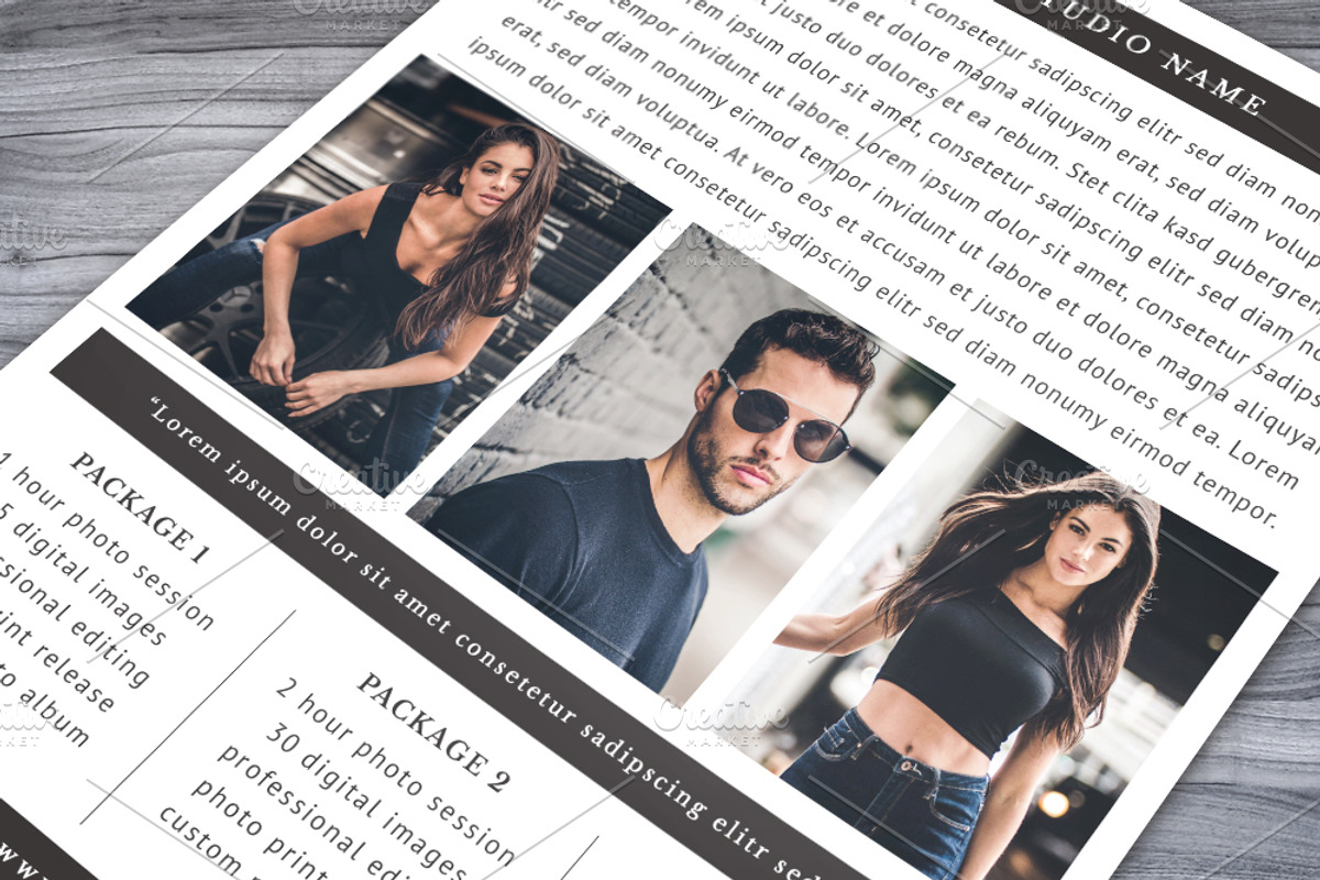 Photography Flyer Template, a Flyer Template by NM-Design-Studio (Photo 2 of 4)