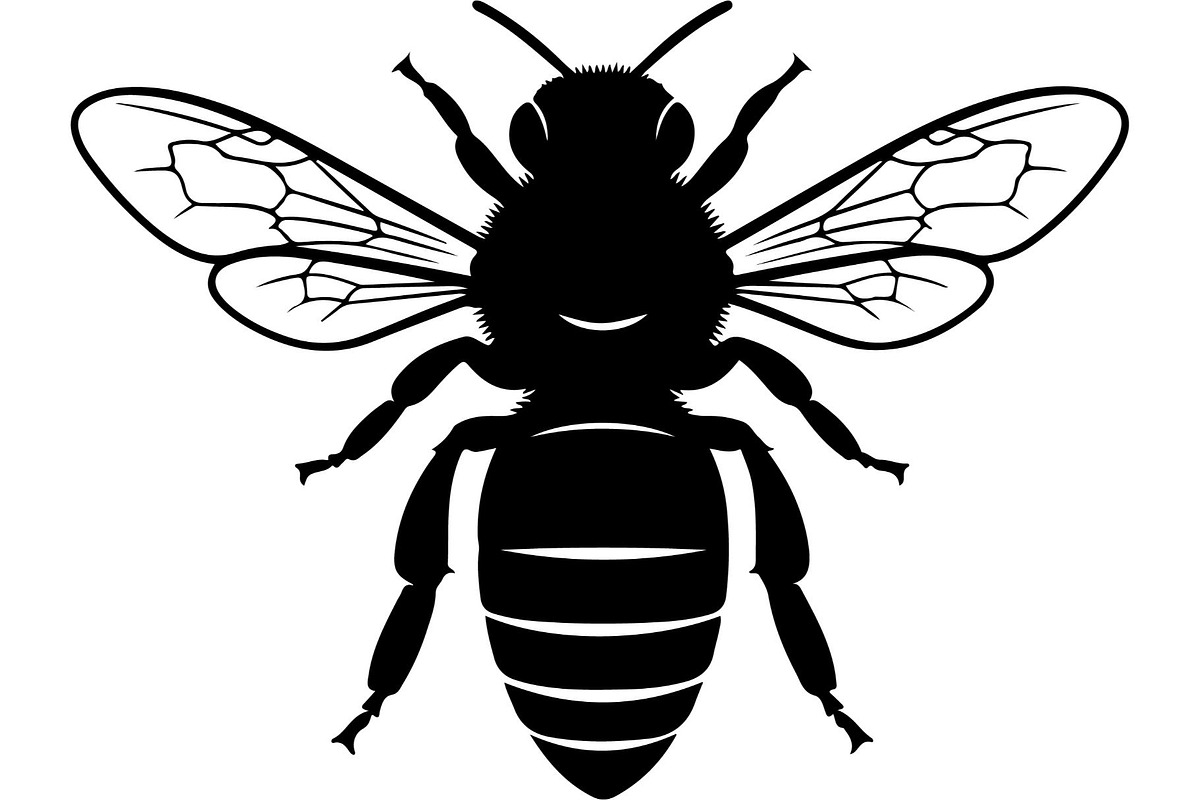 Bee Silhouette Bundle, a Background Graphic by Creativeshirt (Photo 18 of 18)