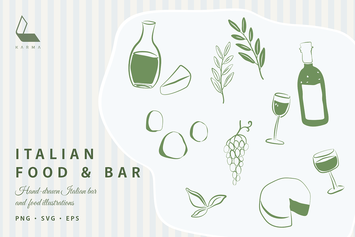 Italian Summer Collection | 100+, a Food Illustration by Karma (Photo 2 of 19)