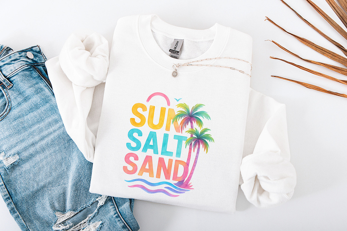 Retro Summer Sun Sublimation, an Illustration by SharpMarketplace (Photo 4 of 9)