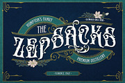 Brick Stone Victorian Typeface, a Blackletter Font by alit design (Thumbnail 5 of 23)