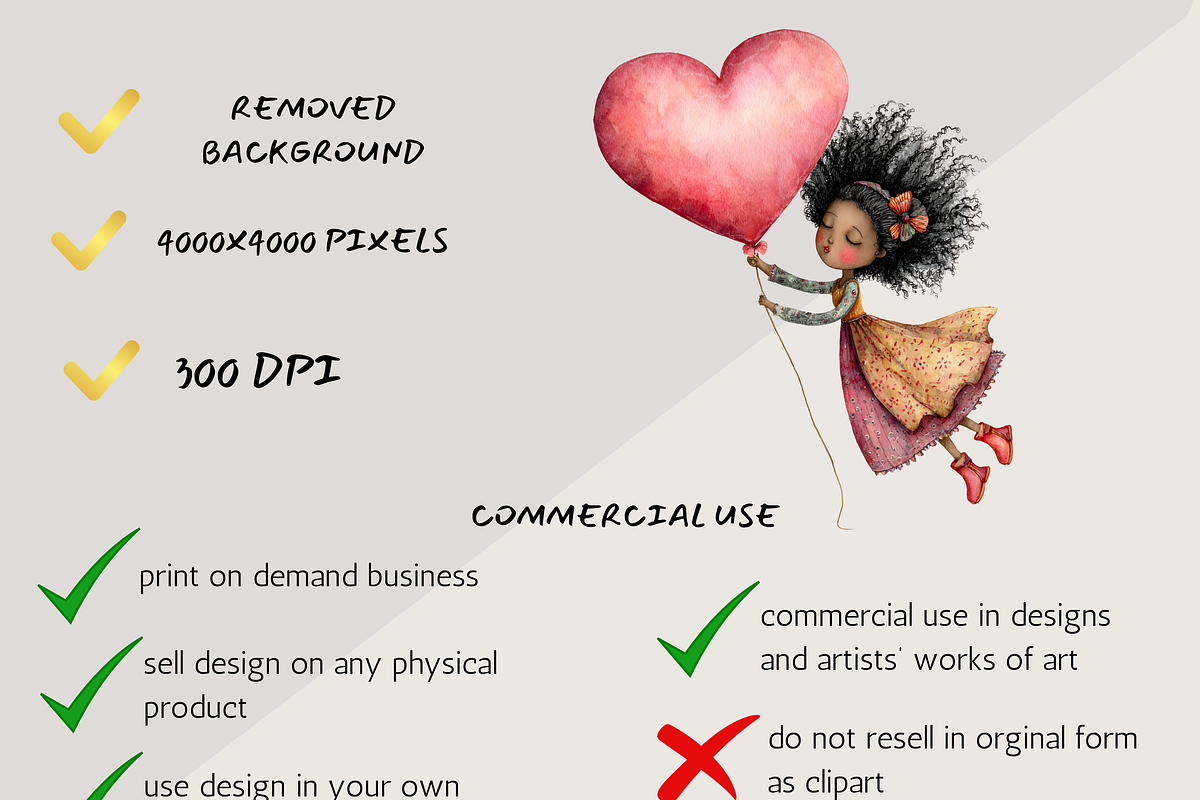 VALENTINE DREAM ANIMALS CLIPART PACK, an Animal Illustration by Daring Digies (Photo 6 of 8)