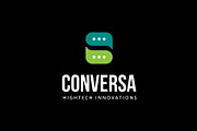 Conversa Chat Support Helpdesk Logo, a Branding & Logo Template by Tovarkovdesign (Thumbnail 5 of 6)