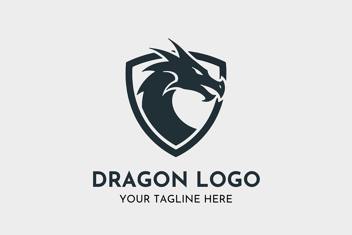 Dragon Powerful Emblem Logo Design, a Branding & Logo Template by Megafox Studio (Photo 1 of 2)