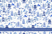 Chinoiserie Design-Pattern & motifs, a Pattern Graphic by HannaStudio (Thumbnail 5 of 8)