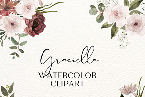 Graciela watercolor clipart