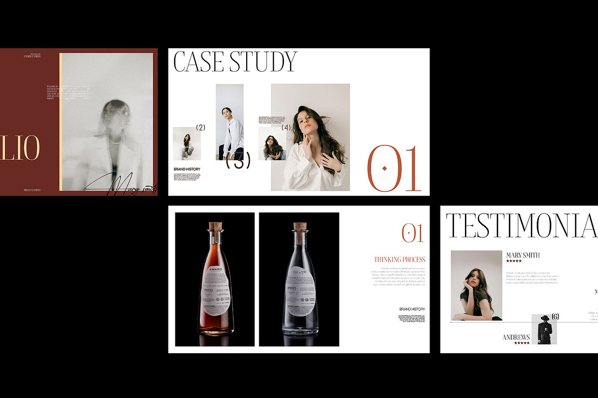Simple Portfolio Template, a Presentation Template by Templeste (Photo 3 of 5)