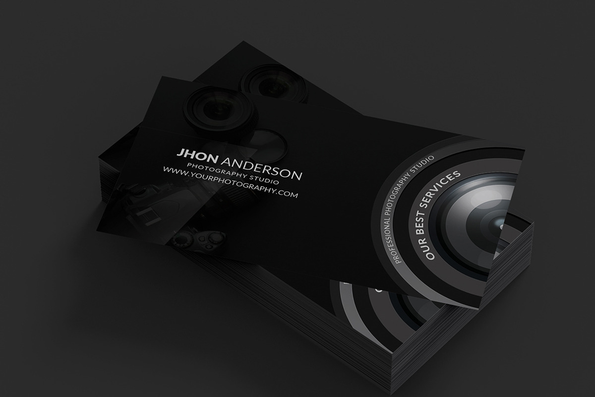 Photography Business Card, a Business Card Template by AfzaalGraphics (Photo 3 of 6)