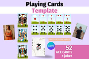 Playing Cards Template, Cards Canva, a Design Template by GraphiCarola (Thumbnail 1 of 12)