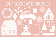 Christmas Procreate Stamp Brush Pack, a Brush Add-On by K McCormack Designs (Thumbnail 5 of 5)