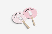 Hand Fan Mockup, a Product Mockup by bimockup (Thumbnail 5 of 6)