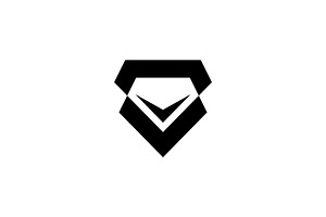 Letter V Diamond Logo, a Branding & Logo Template by Buqancreative