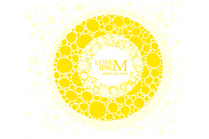 Object round abstraction from, a Texture Illustration by Nenahliadava Design