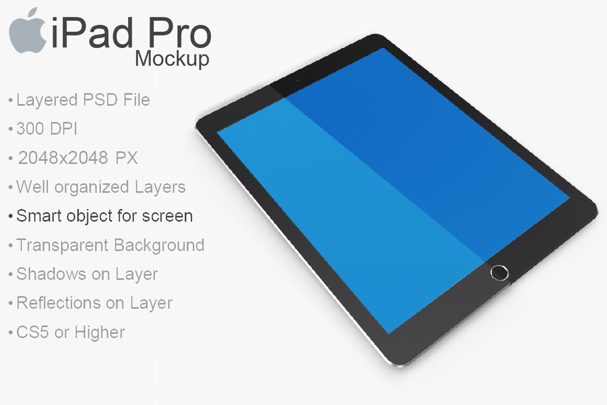 Ipad Pro Silver Mockup, an iPad Mockup by PSD Mockups (Photo 4 of 6)