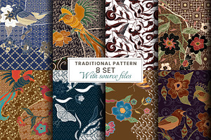 Traditional Batik Pattern Design