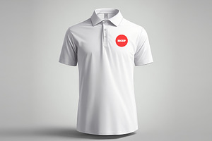 Polo Shirt Mockup PSD