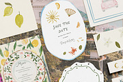 Handmade Wedding Watercolor & Frames, an Object Graphic by Laras Wonderland (Thumbnail 2 of 11)