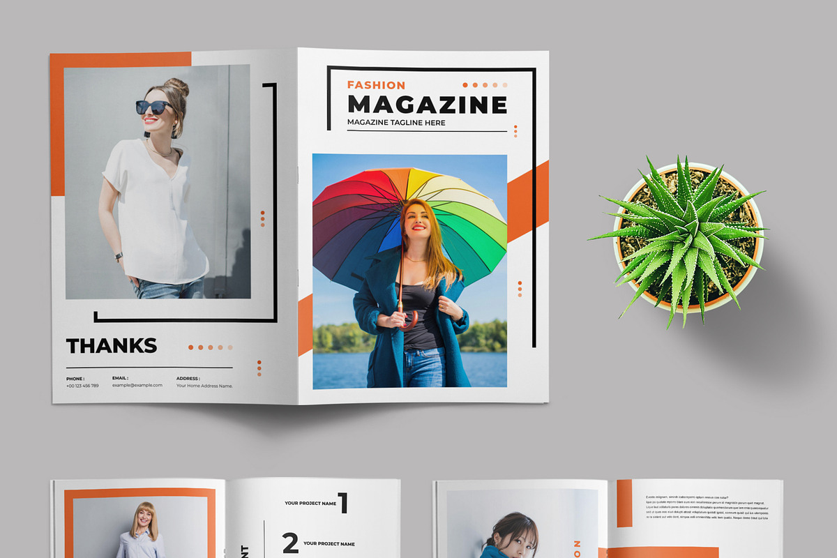 Fashion Magazine Layout, a Magazine Template by ContestDesign (Photo 2 of 4)