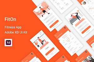 FitOn Fitness Adobe XD App