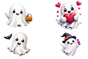 Cute Halloween Ghosts, an Arts & Entertainment Photo by Hamza067 (Thumbnail 2 of 3)