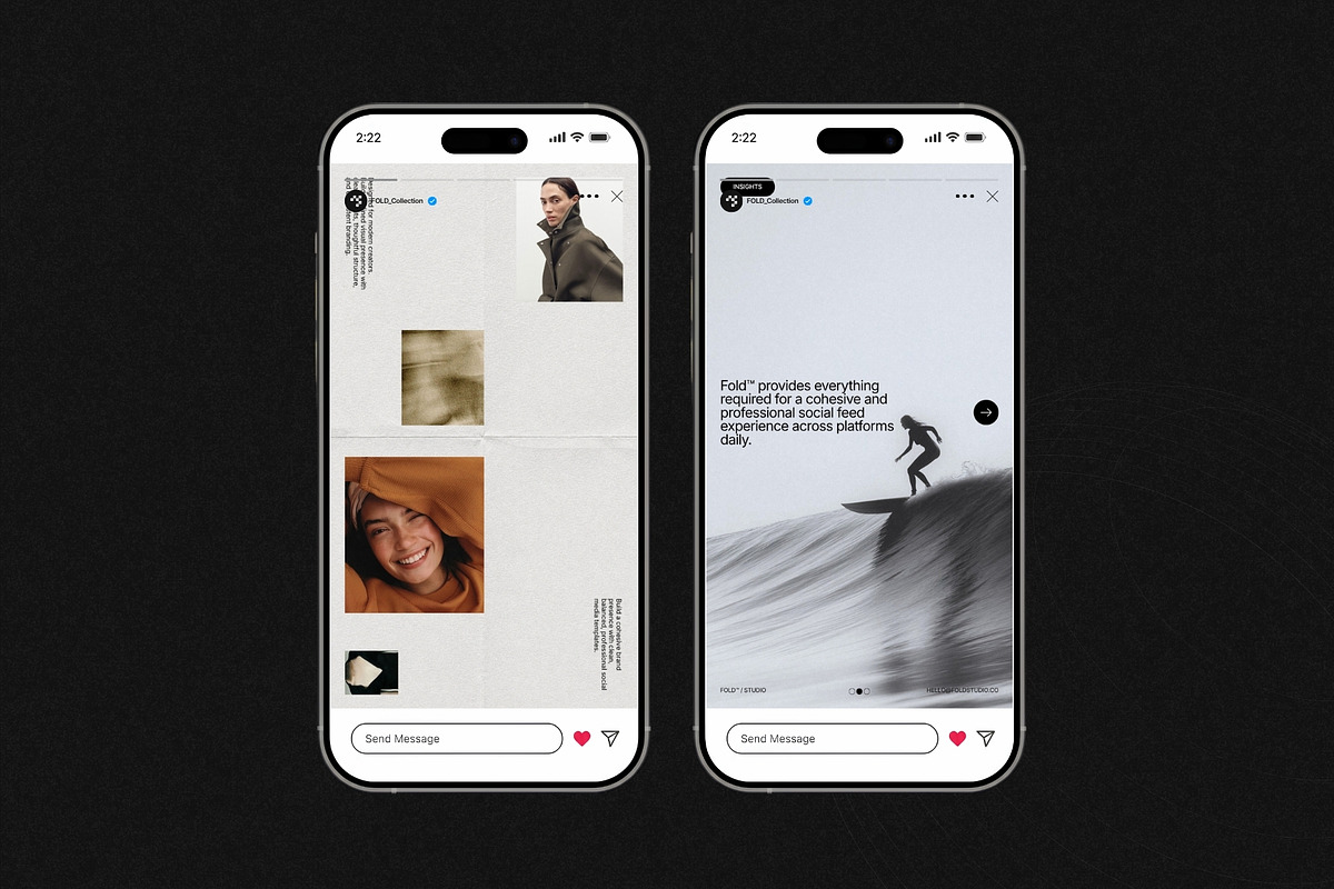 FOLD | Instagram Template (I), a Social Media Template by Pixel Grid (Photo 4 of 10)