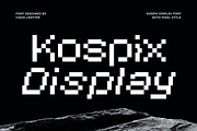 Kospix - Pixel Font, a Sans Serif Font by limitype (Thumbnail 1 of 15)