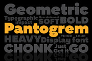 Pantogrem Font, a Sans Serif Font by Graphite_Studios (Thumbnail 1 of 4)