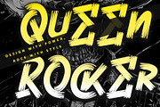 Queen Rocker, a Handwritten Font by Letterara (Thumbnail 1 of 10)